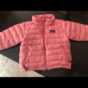 💕 Baby Girls’ 18 month pink Patagonia Coat 💕